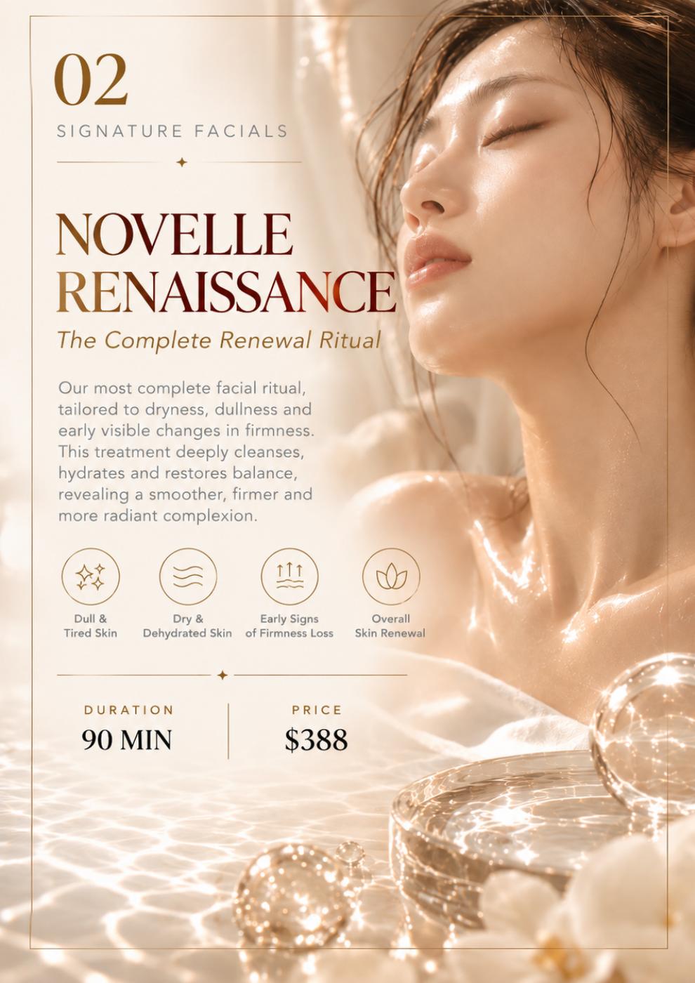 Novelle Renaissance treatment artwork